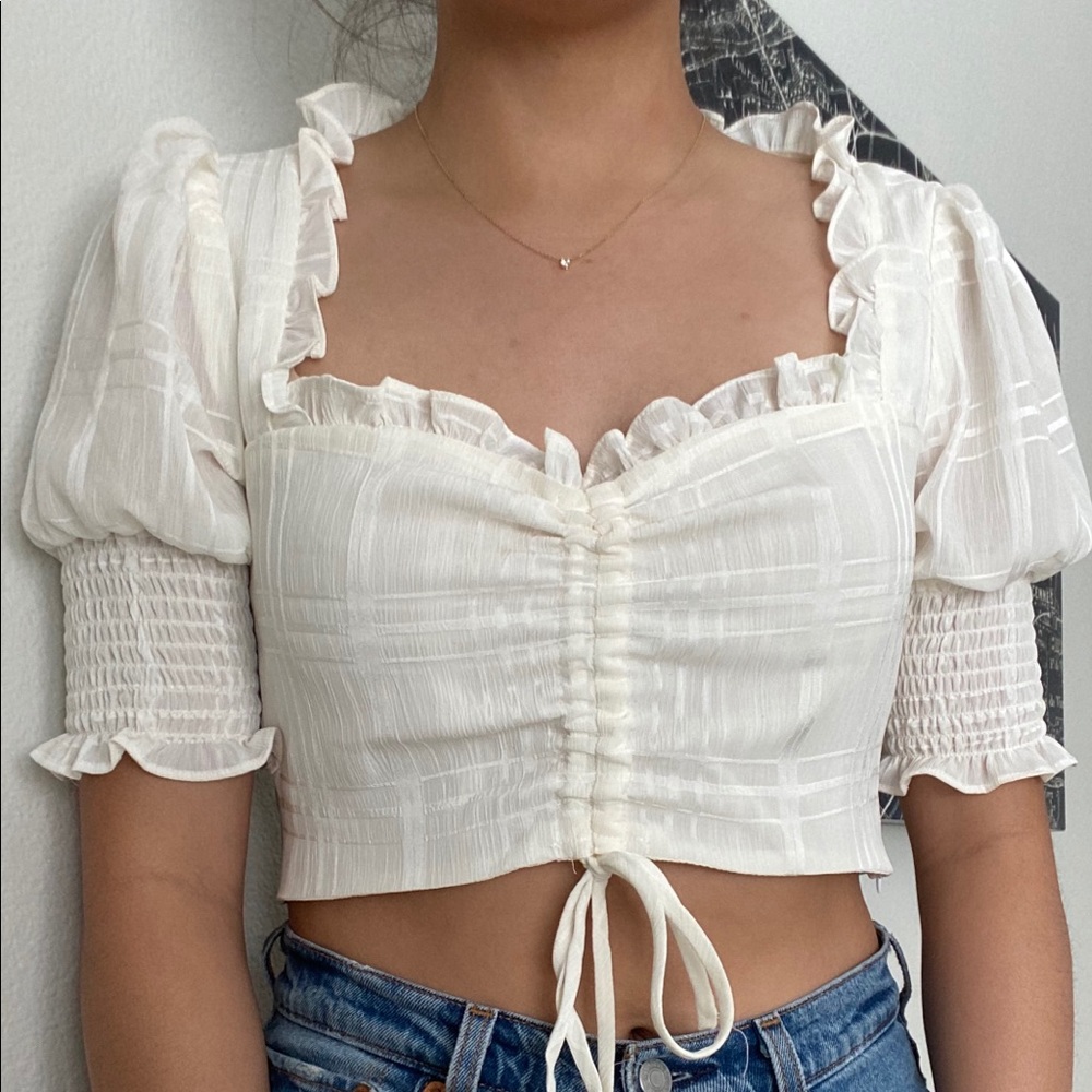 Vintage inspired crop top